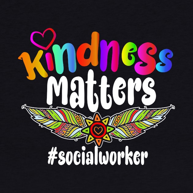 Kindness Matters Social Worker Gift by 2blackcherries